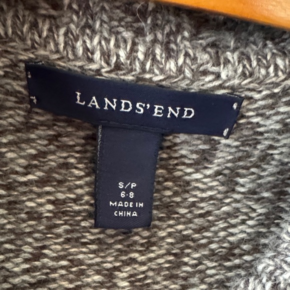 Lands' End Brown Knit Cardigan/Sweater - Picture 2 of 12